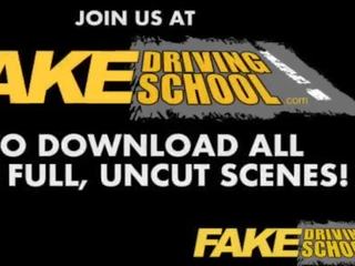 假 driving 学校 考试 failure 结束 在 三人行 双 体内射精