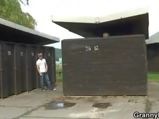 Garry gets nailed in the changing room
