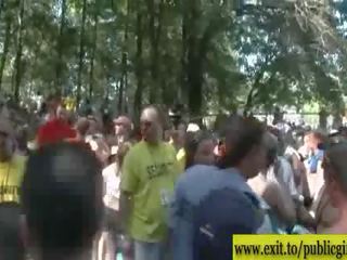 Debaucherous public x rated film party with 1000 girls mov