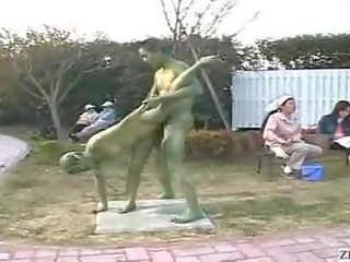 Jaapani imelik statue xxx klamber