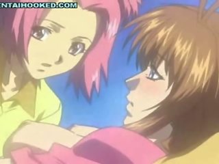 エロアニメ レスボス なめること
