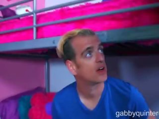 2 हॉट को trot भोगी लड़कों बकवास स्पॅनिश टीचर gabby quinteros